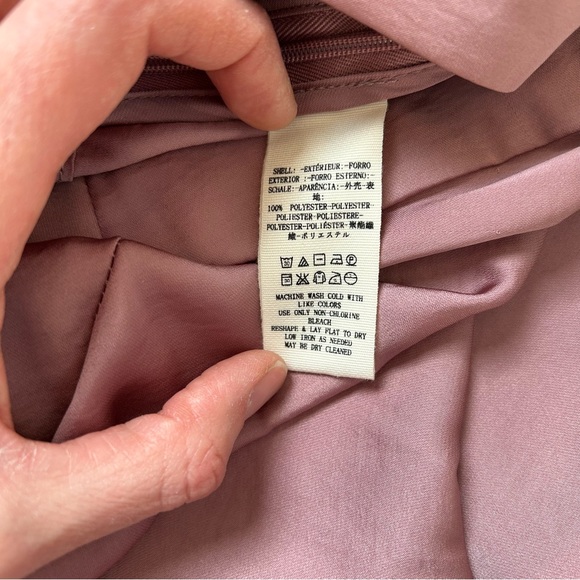 NWT Free People Satin Dusty Mauve Midi Skirt Size 0 - Picture 12 of 13